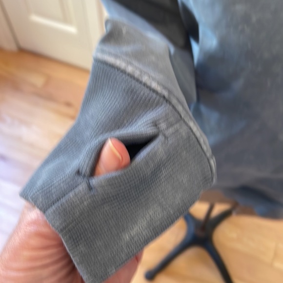 Lululemon acid wash scuba bluish/gray long sleeve hoodie sweatshirt - Picture 11 of 14